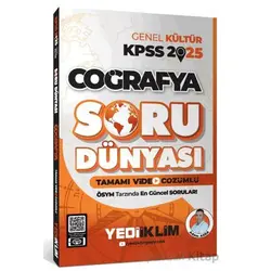 Yediiklim Yayınları 2025 KPSS Genel Kültür Coğrafya Tamamı Video Çözümlü Soru Dünyası