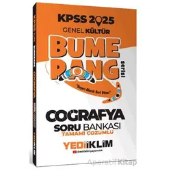 Yediiklim Yayınları 2025 KPSS Genel Kültür Bumerang Coğrafya Tamamı Çözümlü Soru Bankası