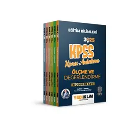 Yediiklim Yayınları 2025 KPSS Eğitim Bilimleri Konu Anlatımlı Modüler Set