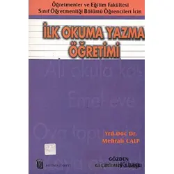 İlk Okuma Yazma Öğretimi - Mehrali Calp - Eğitim Yayınevi - Ders Kitapları