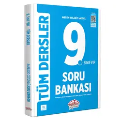 9.Sınıf VIP Tüm Dersler Soru Bankası 2025 Editör Yayınevi