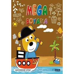 Mega Boyama-Kahverengi Kitap - Kolektif - Parıltı Yayınları