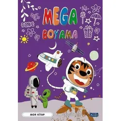Mega Boyama-Mor Kitap - Kolektif - Parıltı Yayınları