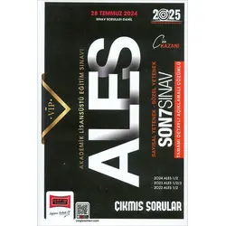 Yargı ALES 2025 Son 7 Sınav Çıkmış Sorular Kitabı