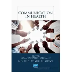 Communication in Health - Kolektif - Nobel Akademik Yayıncılık