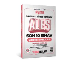 Yediiklim 2025 ALES Çözümlü Son 10 Sınav Çıkmış Sorular