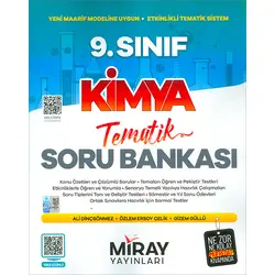 Miray 9. Sınıf Kimya Tematik Konu Özetli Soru Bankası 2025