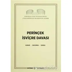 Perinçek İsviçre Davası - Kolektif - Kaynak Yayınları