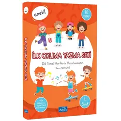 Anetil - İlk Okuma Yazma Seti 10 Kitap Set - Kolektif - Parıltı Yayınları