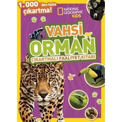 National Geographic Kids Vahşi Orman Çıkartmalı Faaliyet Kitabı - Kolektif - Beta Kids