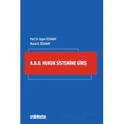 A.B.D. Hukuk Sistemine Giriş - Murat R. Özsunay - On İki Levha Yayınları