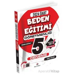Beden Eğitimi Öğretmenliği QR Çözümlü 5 Deneme Sınavı - Ahmet Kalkan - Dizgi Kitap