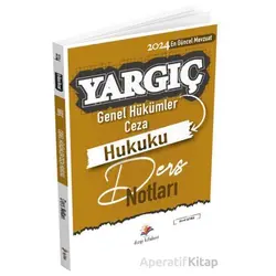 Yargıç Hakimlik ve HMGS Ceza Hukuku Genel Hükümler Ders Notları - Murat Soylu - Dizgi Kitap