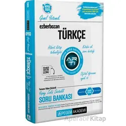 2025 Ezberbozan KPSS Genel Yetenek Genel Kültür Türkçe Soru Bankası