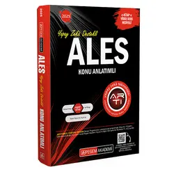 2025 ALES Konu Anlatımlı Pegem Akademi