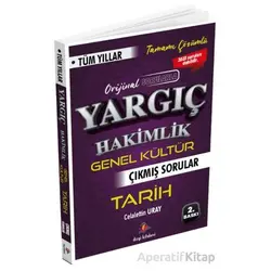 Yargıç Adli- İdari Hakimlik Tarih Tüm Yıllar Çıkmış Sorular - Celalettin Uray - Dizgi Kitap