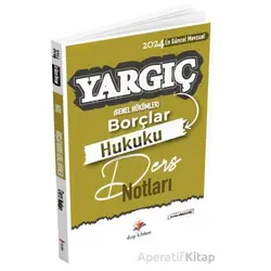 Yargıç Hakimlik ve HMGS Borçlar Genel Hukuku Ders Notları - Mustafa Dinçdemir - Dizgi Kitap