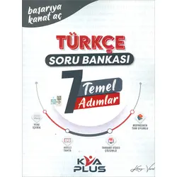 7.Sınıf Türkçe Temel Adımlar Soru Bankası KVA Yayınları
