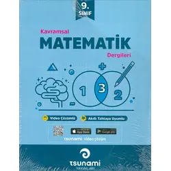 2024 Müfredat Öncesi 9. Sınıf Matematik Kavramsal Dergileri 4 Fasikül Tsunami Yayınları