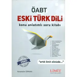 ÖABT Eski Türk Dili Konu Anlatımlı Soru Kitabı Limit Yayınları