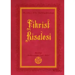 Fihrist Risalesi (Küçük Boy) - Bediüzzaman Said Nursi - Tenvir Neşriyat