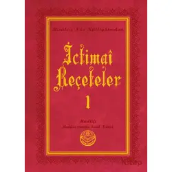 İctimai Reçeteler I (Büyük Boy) - Bediüzzaman Said Nursi - Tenvir Neşriyat