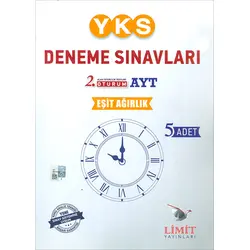 AYT Eşit Ağırlık 5li Deneme Limit Yayınları