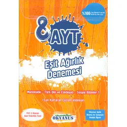 AYT 8 Eşit Ağırlık Deneme Okyanus Yayınları