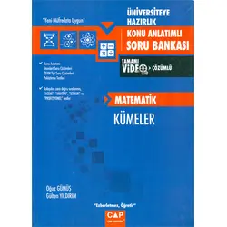 Üniversiteye Hazırlık Matematik Kümeler Konu Anlatımlı Soru Bankası Çap Yayınları