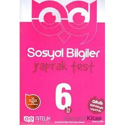 6 Sınıf Sosyal Bilgiler Yaprak Testleri Nitelik Yayınları