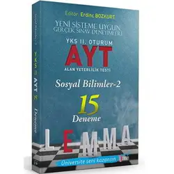 AYT Sosyal Bilimler 2 15 Deneme Yargı Lemma