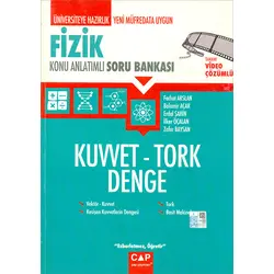 Fizik Kuvvet Tork Denge Konu Anlatımlı Soru Bankası Çap Yayınları