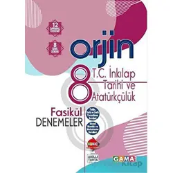 8.Sınıf Orjin İnkılap Tarihi Fasikül Deneme Gama Yayınları