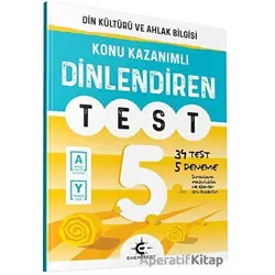 5. Sınıf Din Kültürü Konu Anlatımlı Dinlendiren Test Eker (2024 Öncesi Müfredat)
