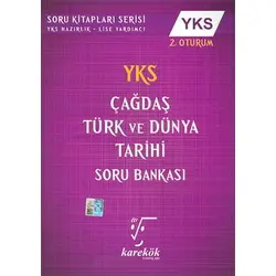 YKS Çağdaş Türk ve Dünya Tarihi Soru Bankası Karekök Yayınları