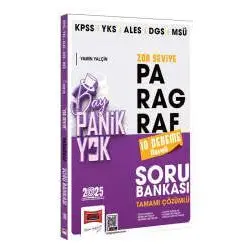 Yargı 2025 KPSS YKS ALES DGS MSÜ Tamamı Çözümlü Panik Yok Zor Seviye Paragraf Soru Bankası
