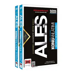 Yargı 2025 ALES Vip Sayısal-Sözel Yetenek Konu Anlatımlı Set