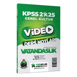Yediiklim 2025 KPSS Genel Kültür Vatandaşlık Video Ders Notları