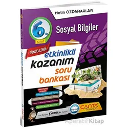 6. Sınıf Sosyal Bilgiler Etkinlikli Kazanım Soru Bankası Çanta Yayınları