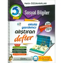 5.Sınıf Sosyal Bilgiler Okula Yardımcı Alıştıran Defter Çanta Yayıncılık (2024 Öncesi Müfredat)