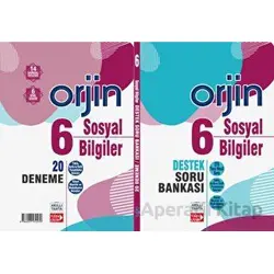 6.Sınıf Sosyal Bilgiler Orjin Destek Soru Bankası Gama Okul Yayınları