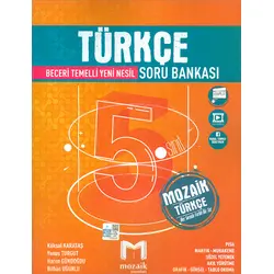 5. Sınıf Türkçe Soru Bankası Mozaik Yayınları (2024 Öncesi Müfredat)