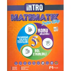 5.Sınıf Matematik İntro Defter Kitap Mozaik Yayınları (2024 Öncesi Müfredat)