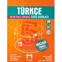 2024 Müfredat Öncesi 5.Sınıf Türkçe Soru Bankası Mozaik Yayınları