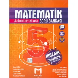 5. Sınıf Matematik Soru Bankası Mozaik Yayınları (2024 Öncesi Müfredat)