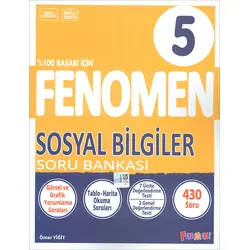 Fenomen 5.Sınıf Sosyal Bilgiler Soru Bankası (2024 Öncesi Müfredat)