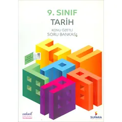 2024 Müfredat Öncesi 9. Sınıf Tarih Konu Özetli Soru Bankası Supara Yayınları