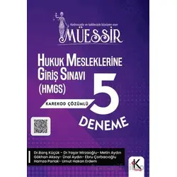 Müessir Hukuk Mesleklerine Giriş Sınavı (HMGS) 5 Deneme Karekod Çözümlü