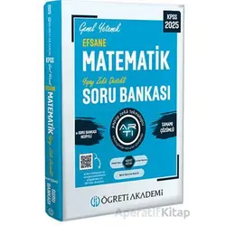 2025 KPSS Genel Yetenek Efsane Matematik Tamamı Çözümlü Soru Bankası