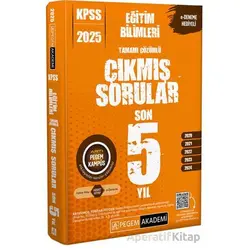 Pegem Tamamı Çözümlü Çıkmış Sorular Son 5 Sınav